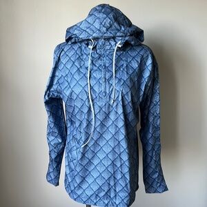 Peter Millar E4 1/4 Zip Hooded Packable Windbreaker ☀️